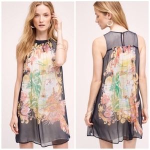 Anthropologie Moulinette Soeurs Silk Varese Dress